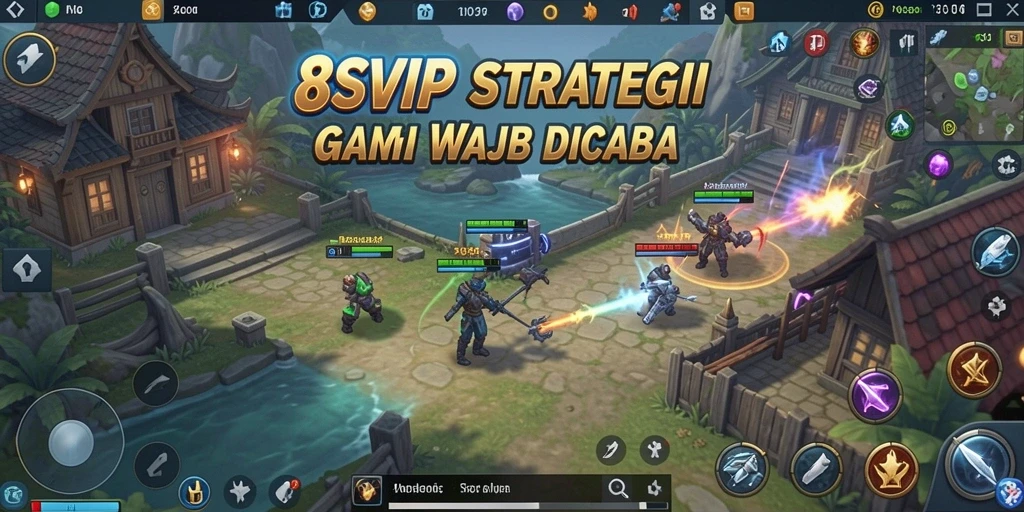 Tangkapan layar utama 8SVIP menampilkan gameplay strategi yang seru.