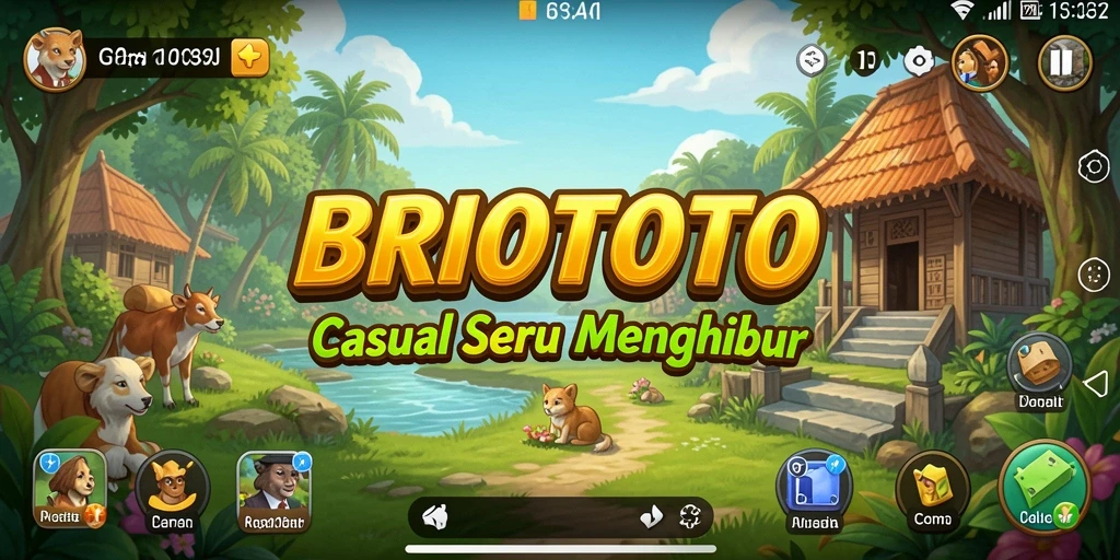 Tangkapan layar <strong>BRIOTOTO</strong> menunjukkan keseruan gameplay Casual yang menarik.