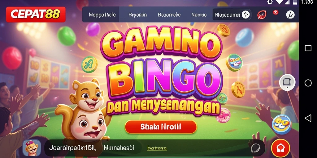 Tangkapan layar gameplay Bingo yang menarik dari CEPAT88.