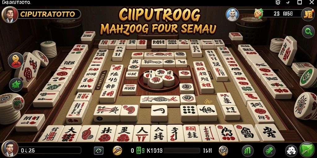 Screenshot CIPUTRATOTO menampilkan gameplay seru Mahjong.