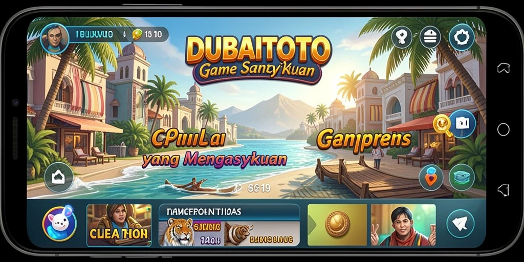 Tampilan gameplay seru DUBAITOTO yang menantang.