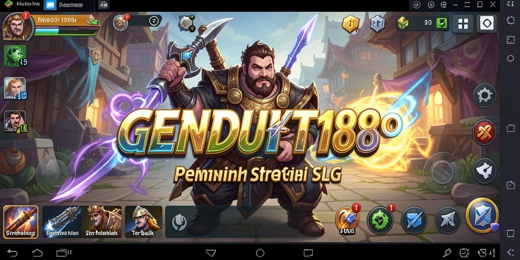 Tangkapan layar menunjukkan aksi pertempuran epik di GENDUT188.