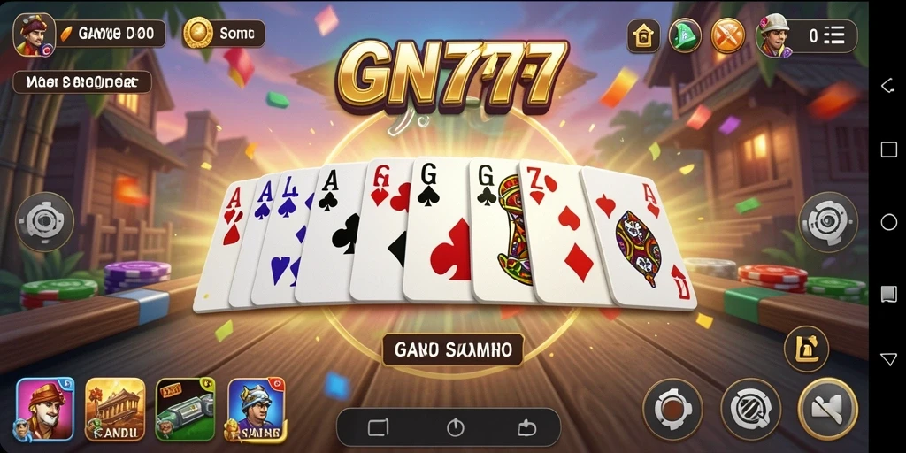 Screenshot dari gameplay seru GN777 menunjukkan pengalaman bermain Domino.