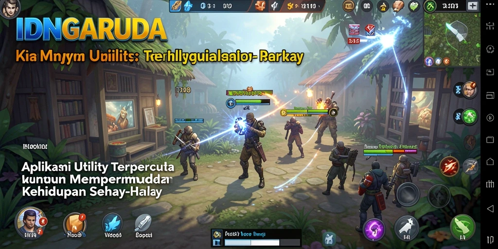 Screenshot menunjukkan antarmuka sederhana IDNGARUDA.