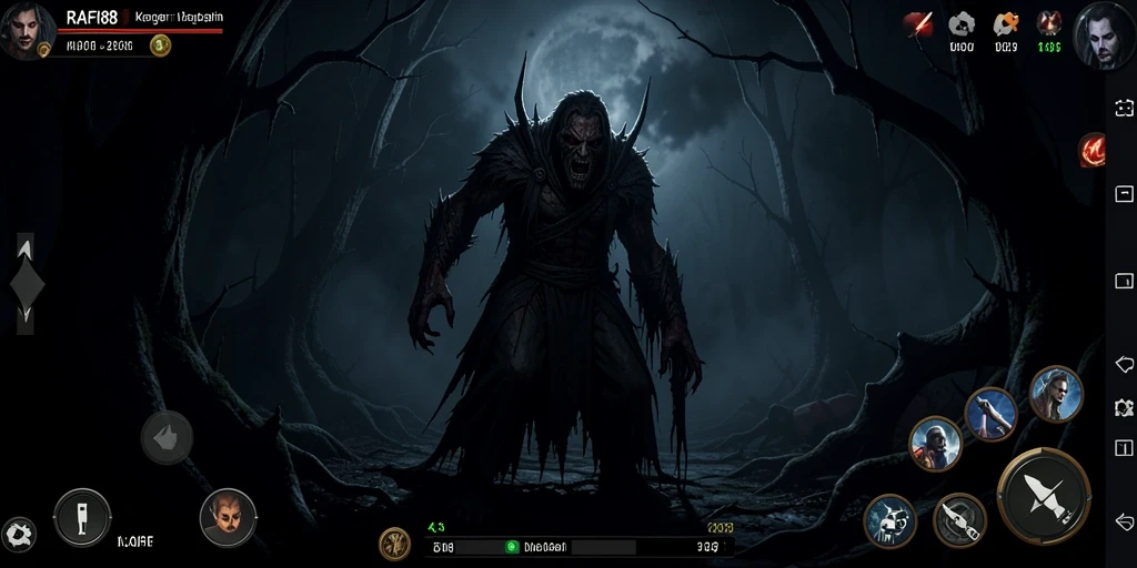 Screenshot utama RAFI88 menampilkan momen menakutkan dalam gameplay.