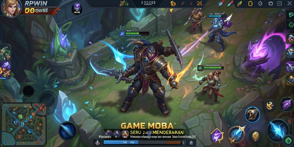 Screenshot gameplay RPWIN yang intens dan menarik.
