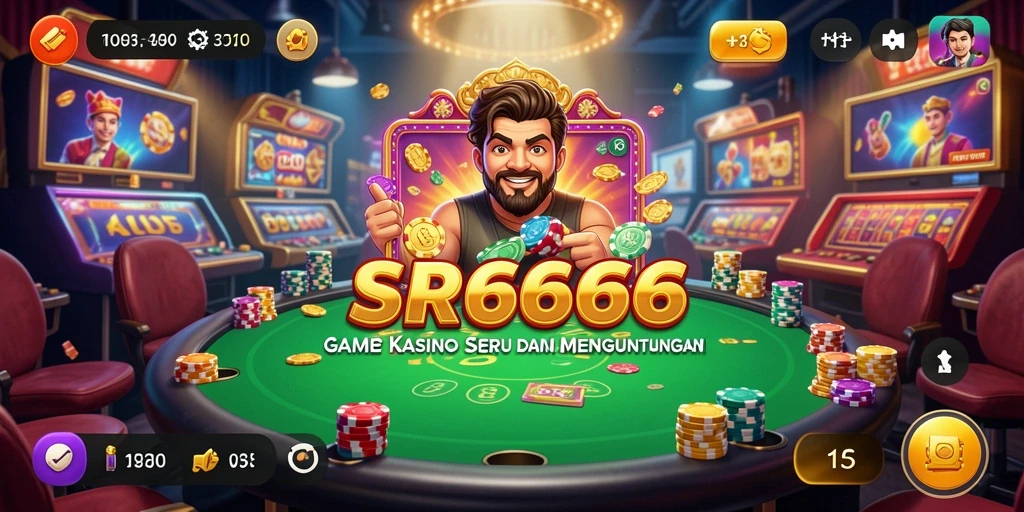 Tampilan permainan Kasino yang menarik di SR6666.