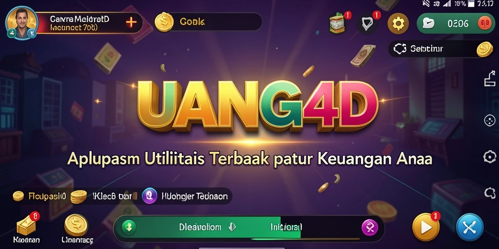 Tampilan antarmuka UANG4D yang intuitif dan mudah digunakan.